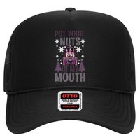 Put Your Nuts In My Mouth Nutcracker Christmas Trucker Hat