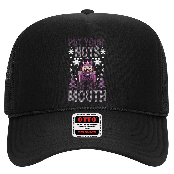 Put Your Nuts In My Mouth Nutcracker Christmas Trucker Hat