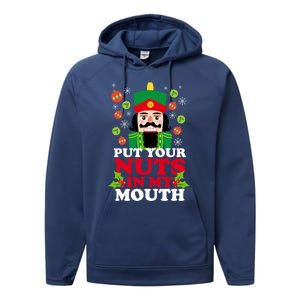 Put Your Nuts In My Mouth Essential Performance Fleece Hoodie