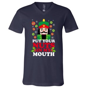 Put Your Nuts In My Mouth Essential V-Neck T-Shirt