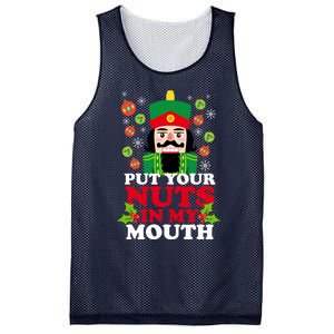 Put Your Nuts In My Mouth Essential Mesh Reversible Basketball Jersey Tank