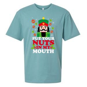 Put Your Nuts In My Mouth Essential Sueded Cloud Jersey T-Shirt