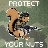 Protect Your Nuts Funny Squirrel Lover Legacy Tie Dye Trucker Hat