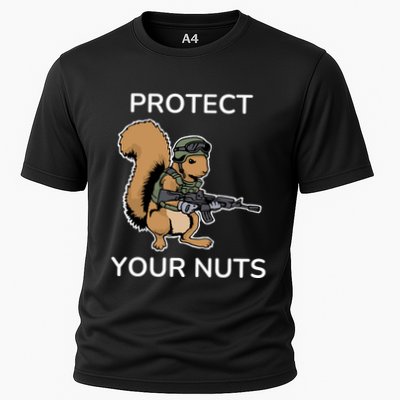 Protect Your Nuts Funny Squirrel Lover Performance Shirt