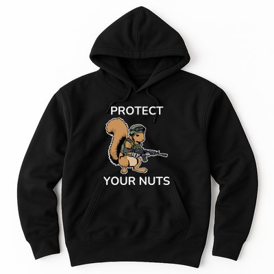Protect Your Nuts Funny Squirrel Lover Hoodie