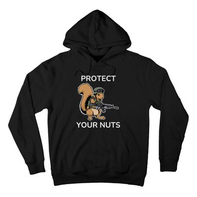 Protect Your Nuts Funny Squirrel Lover Hoodie