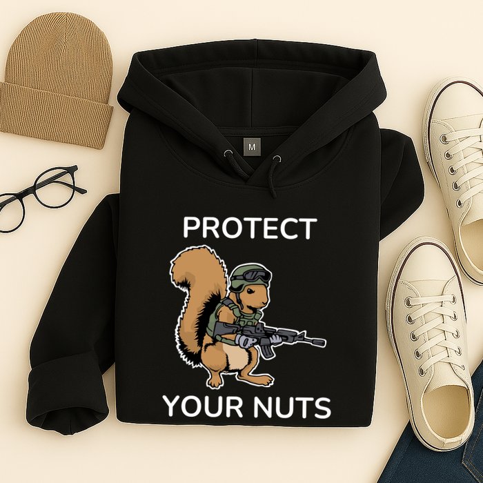 Protect Your Nuts Funny Squirrel Lover Hoodie