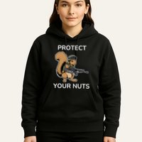 Protect Your Nuts Funny Squirrel Lover Hoodie