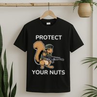 Protect Your Nuts Funny Squirrel Lover T-Shirt