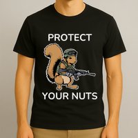 Protect Your Nuts Funny Squirrel Lover T-Shirt