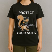 Protect Your Nuts Funny Squirrel Lover T-Shirt
