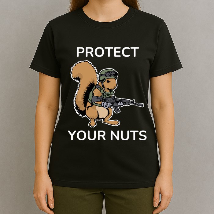 Protect Your Nuts Funny Squirrel Lover T-Shirt