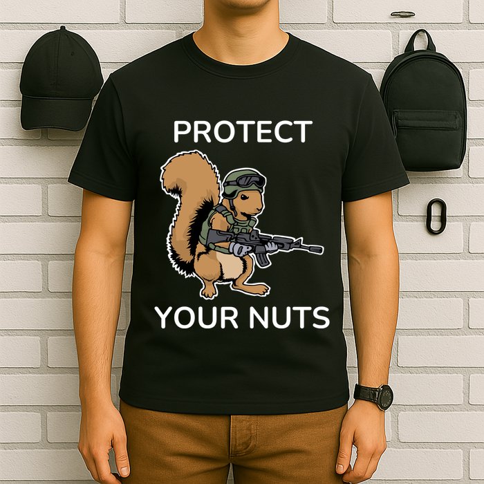 Protect Your Nuts Funny Squirrel Lover T-Shirt