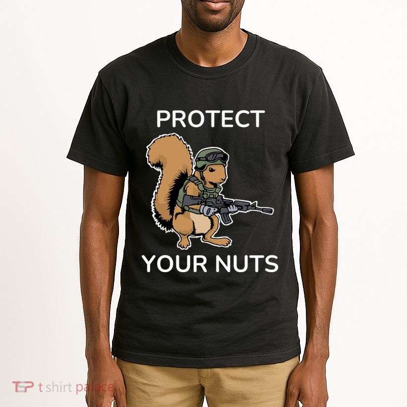 Protect Your Nuts Funny Squirrel Lover Tall T-Shirt