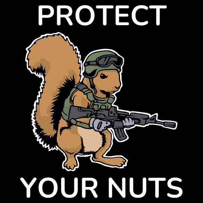 Protect Your Nuts Funny Squirrel Lover Bucket Hat
