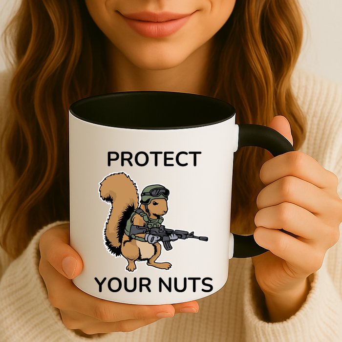 Protect Your Nuts Funny Squirrel Lover Mug