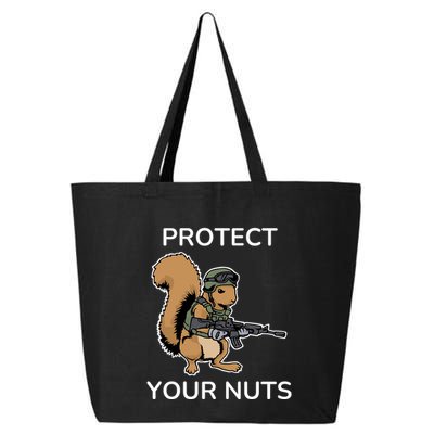 Protect Your Nuts Funny Squirrel Lover 25L Jumbo Tote