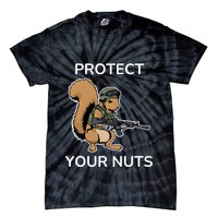 Protect Your Nuts Funny Squirrel Lover Tie-Dye T-Shirt