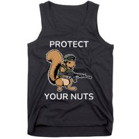 Protect Your Nuts Funny Squirrel Lover Tank Top