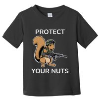 Protect Your Nuts Funny Squirrel Lover Toddler T-Shirt