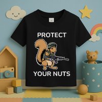 Protect Your Nuts Funny Squirrel Lover Toddler T-Shirt