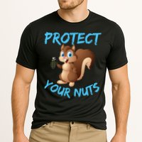 Protect Your Nuts Squirrel Inappropriate Adult Humor Gift Cooling Performance Crew T-Shirt