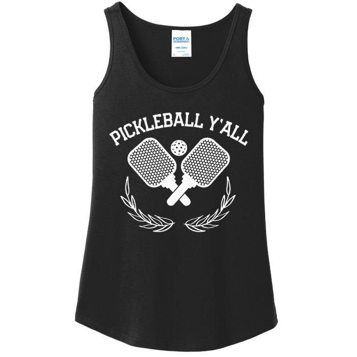 Pickleball Yall Ladies Essential Tank