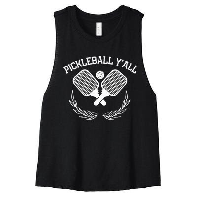 Pickleball Yall Women's Racerback Cropped Tank