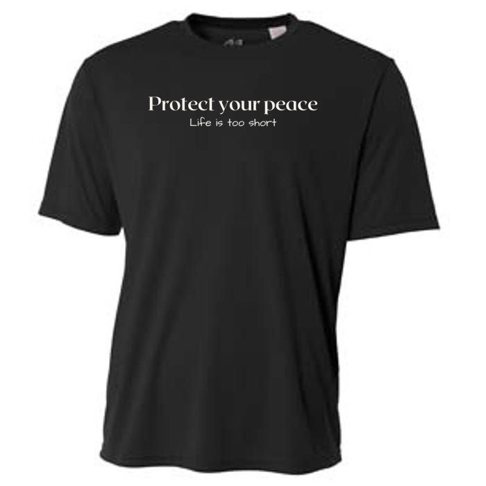 Protect your peace Pullover Hoodie Cooling Performance Crew T-Shirt