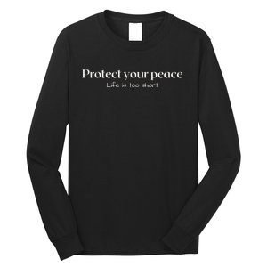 Protect your peace Pullover Hoodie Long Sleeve Shirt