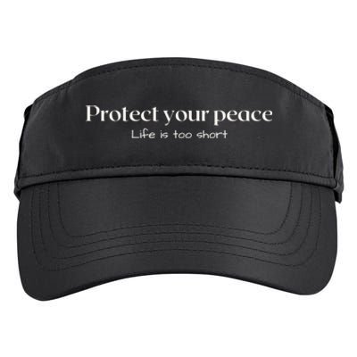 Protect your peace Pullover Hoodie Adult Drive Performance Visor