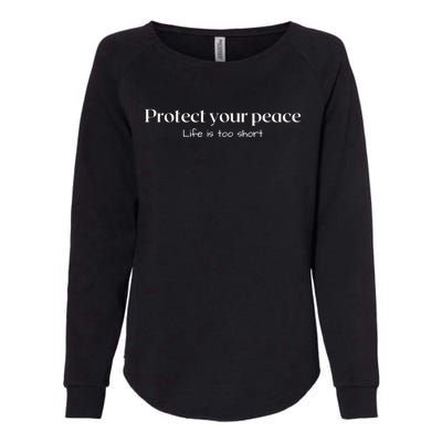 Protect your peace Pullover Hoodie Womens California Wash Sweatshirt