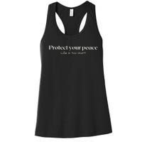 Protect your peace Pullover Hoodie Women's Racerback Tank