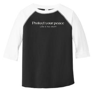 Protect your peace Pullover Hoodie Toddler Fine Jersey T-Shirt