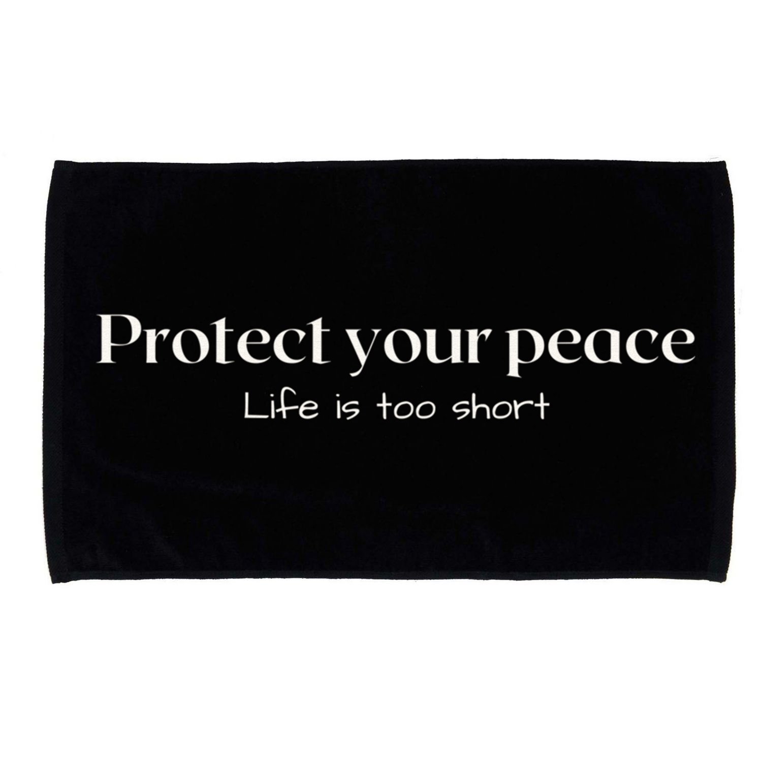 Protect your peace Pullover Hoodie Microfiber Hand Towel