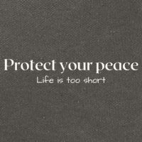 Protect your peace Pullover Hoodie Cotton Canvas Backpack