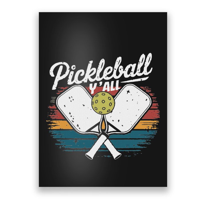 Pickleball YAll Poster