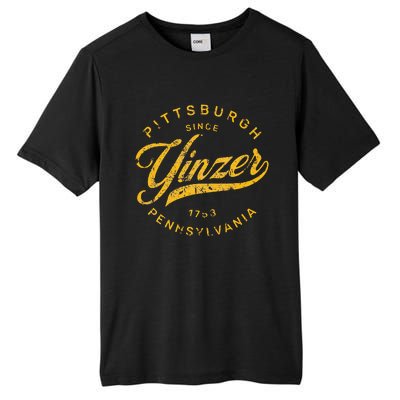 Pittsburgh Yinzer Pennsylvania Steel City Home Yinz Funny Tall Fusion ChromaSoft Performance T-Shirt