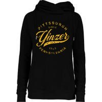 Pittsburgh Yinzer Pennsylvania Steel City Home Yinz Funny Womens Funnel Neck Pullover Hood