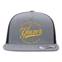 Pittsburgh Yinzer Pennsylvania Steel City Home Yinz Funny Flat Bill Trucker Hat