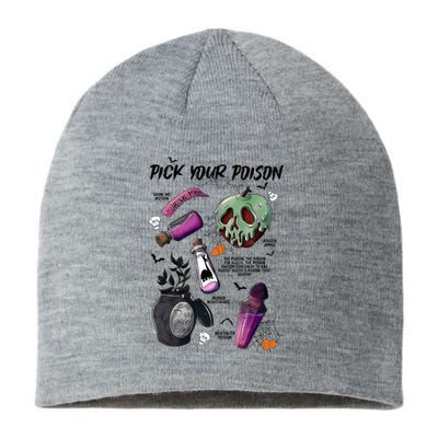 Pick Your P.O.I.S.O.N Drink Me Potion Halloween Sustainable Beanie