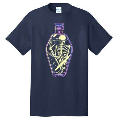 Pick Your Poison Pastel Goth Skeleton Potion Halloween Tall T-Shirt