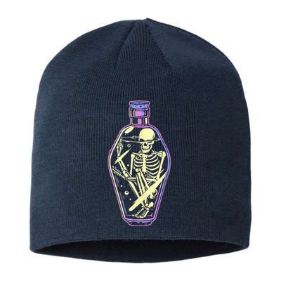 Pick Your Poison Pastel Goth Skeleton Potion Halloween Sustainable Beanie