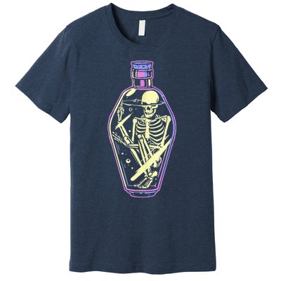 Pick Your Poison Pastel Goth Skeleton Potion Halloween Premium T-Shirt