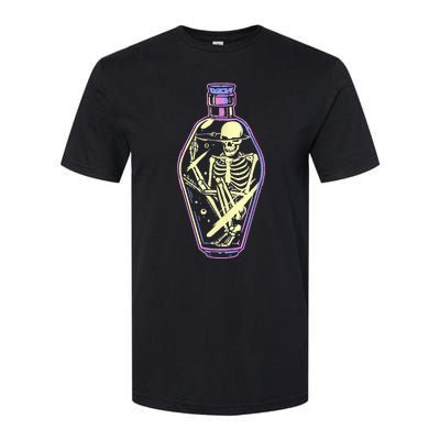 Pick Your Poison Pastel Goth Skeleton Potion Halloween Softstyle CVC T-Shirt