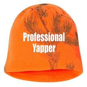 Professional Yapper Kati - Camo Knit Beanie