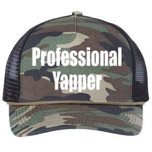 Professional Yapper Retro Rope Trucker Hat Cap