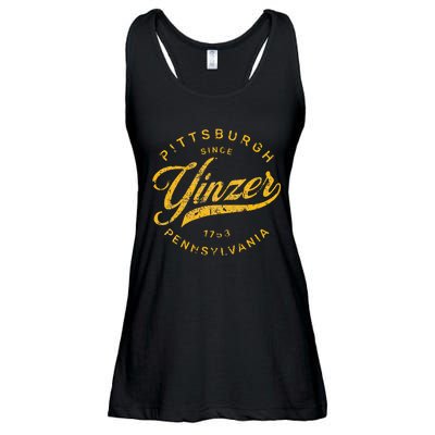 Pittsburgh Yinzer Pennsylvania Steel City Home Yinz Funny Ladies Essential Flowy Tank