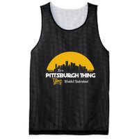 Pittsburgh Yinzer Pittsburghese Its A Pittsburgh Thing Yinz Mesh Reversible Basketball Jersey Tank