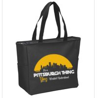 Pittsburgh Yinzer Pittsburghese Its A Pittsburgh Thing Yinz Zip Tote Bag
